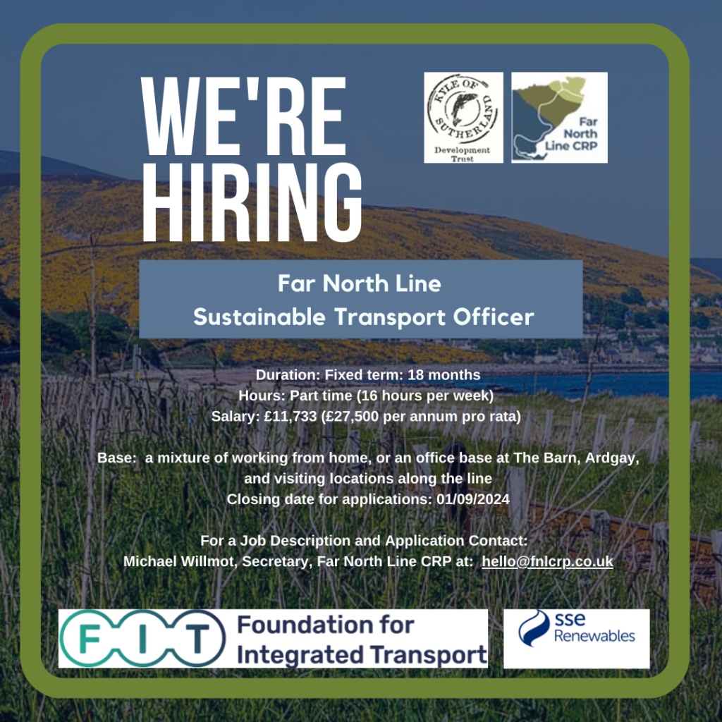 Far North Line Sustainable Transport Officer